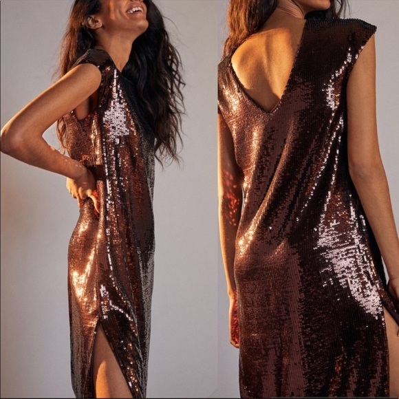 NWT Anthropologie Maeve sequined mini dress size extra small dance party club - Picture 1 of 13